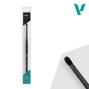 VALLEJO B06002 PĘDZEL Filbert Shader Flat Synthetic Brush No. 2