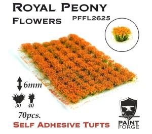 Paint Forge Tuft 6mm Royal Peony Flowers