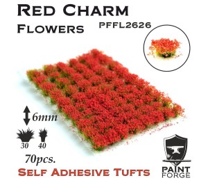 Paint Forge Tuft 6mm Red Charm Flowers