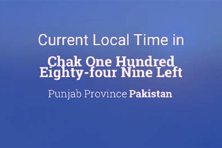 escort Chak One Hundred Eighteen Nine Left