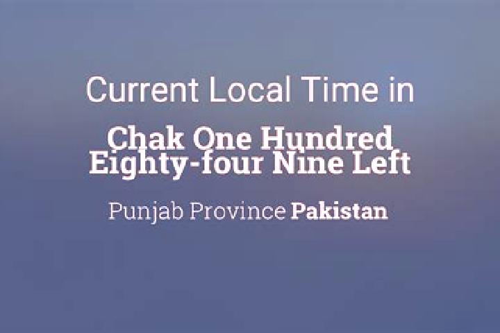 escort Chak One Hundred Eighty-six Nine Left