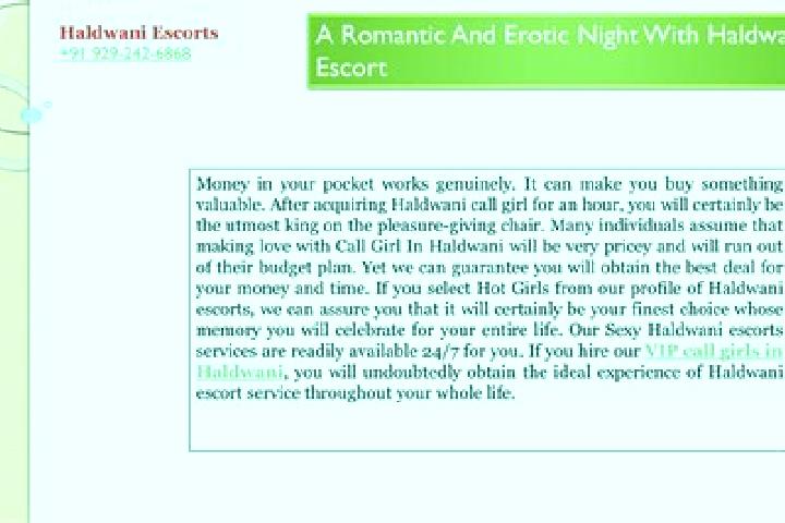 escort Haldwani