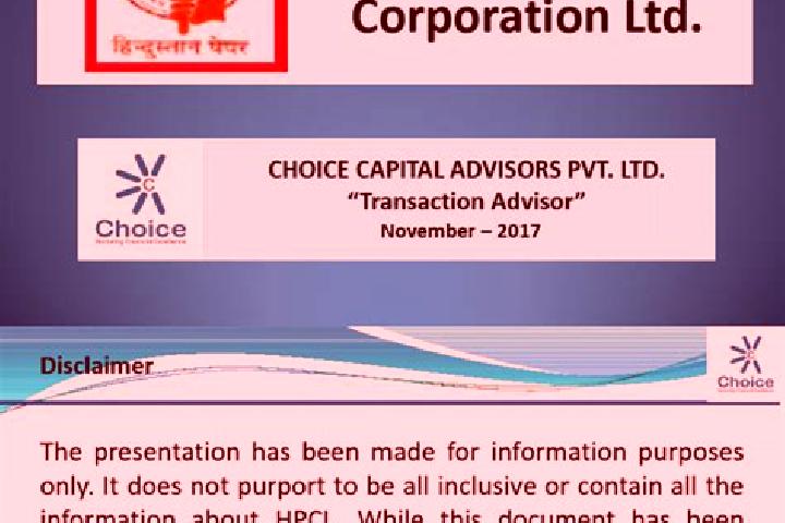 escort Hindustan Paper Corporation Ltd. Township