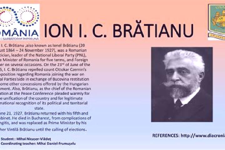 escort I. C. Bratianu