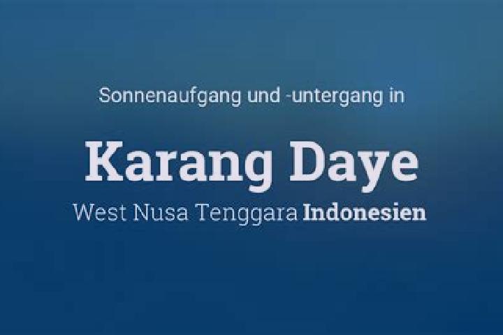 escort Karang Daye