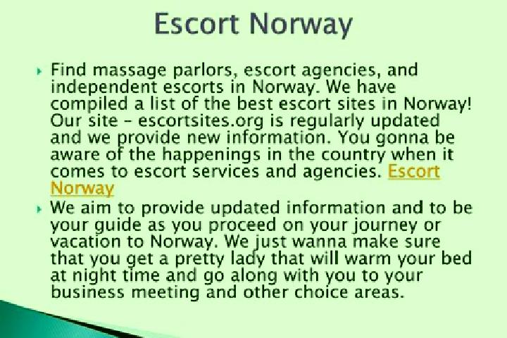 escort Norway