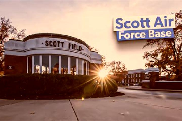 escort Scott Air Force Base