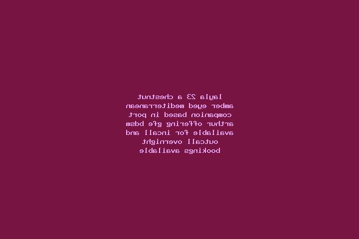 Layla, 23, a chestnut amber-eyed mediterranean companion based in Port Arthur. Offering GFE, BDSM. Available for incall and outcall, overnight bookings avail...